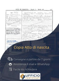 Copia Atto di nascita