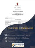 Italian Marriage Certificate
