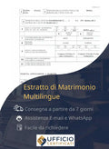 Estratto di Matrimonio Plurilingue