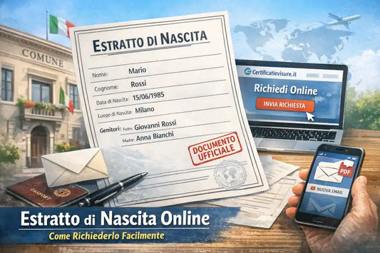 Estratto Atto di Nascita: Cos'è, a cosa serve e come richiederlo online in modo semplice