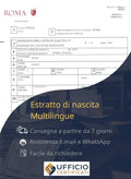Certificado de nacimiento multilingüe (Extracto)