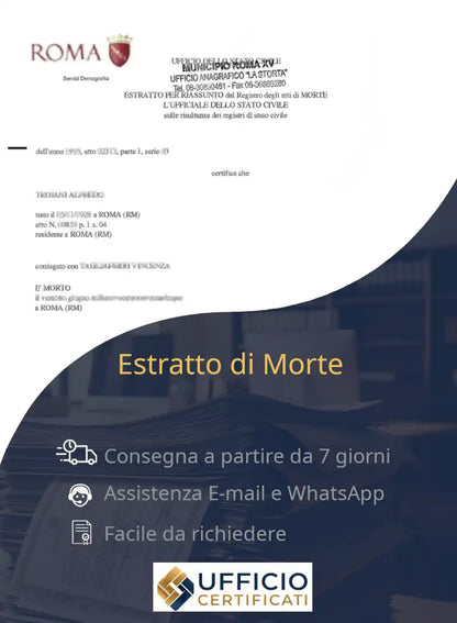 Estratto di morte